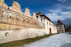 Transylvania Prints: Renaissance castle in Lazarea, Transylvania, Romania, Europe