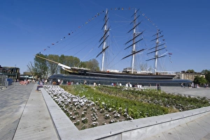 The renovated Cutty Sark Tea Clipper, Greenwich, London, England, United Kingdom, Europe