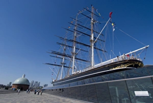 Greenwich Prints: The renovated Cutty Sark Tea Clipper, Greenwich, London, England, United Kingdom, Europe