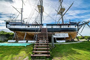 Sightseer Prints: Replica of historic ship, Nao Victoria Museo