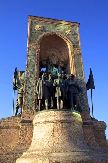 Republic Monument, Taksim Square, Istanbul, Turkey, Europe