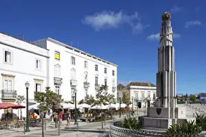 Squares Prints: Republic Square, Tavira, Algarve, Portugal, Europe