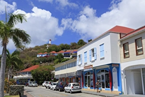 Gustavia Prints: Republic Street in Gustavia, St