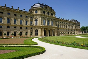 The Residence Palace, UNESCO World Heritage Site, Wurzburg, Bavaria, Germany, Europe