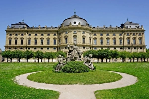 The Residence Palace, UNESCO World Heritage Site, Wurzburg, Bavaria, Germany, Europe