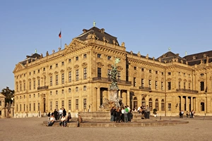 Franconia Prints: Residenz, Baroque Palace, built by Balthasar Neumann