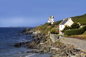Cotes Darmor Prints: Resort town of Locquirec, between Morlaix and Lannion, Armorican Corniche