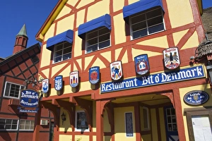 Images Dated 15th July 2009: Restaurant on Alisal Road, Solvang, Santa Barbara County, Central California