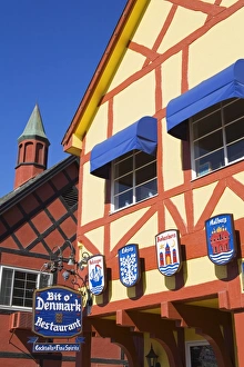 Images Dated 15th July 2009: Restaurant on Alisal Road, Solvang, Santa Barbara County, Central California