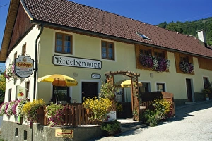 Bars Prints: Restaurant, Boden Valley, Carinthia, Austria, Europe