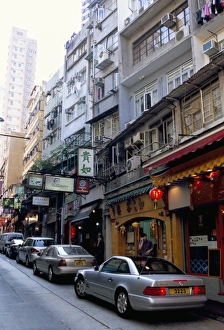 Mid Level Prints: Restaurant district, Soho, Mid-Levels, Hong Kong Island, Hong Kong, China, Asia