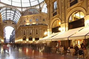Shopping Centre Collection: Restaurant, Galleria Vittorio Emanuele, Milan, Lombardy, Italy, Europe