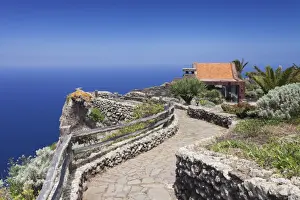 El Hierro Prints: Restaurant at Mirador de la Pena, architect Cesar Manrique, UNESCO biosphere reserve
