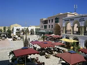 Images Dated 7th December 2011: Restaurants inside the Medina, Yasmine Hammamet, Cap Bon, Tunisia, North Africa, Africa