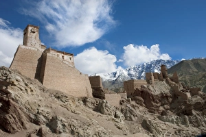 Ladakh Prints: The restoration of the citadel and temples of Basgo, perched on an eroded hillside