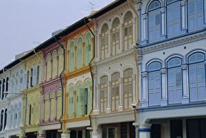 Restored Prints: Restored Chinese houses near Tanjong Pagar