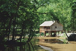 Restored Prints: Restored mill near Riley in Monroe County