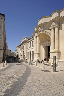 Restored Prints: Restored old fish market, La Rochelle, Charente-Maritime, France, Europe