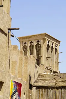 Restored Prints: Restored traditional houses in Al Fahidi Historic Neighbourhood, Bur Dubai, Dubai