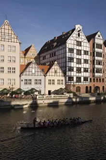 Ware House Prints: Restored warehouses along the Stara Motlawa River (Mottla River)