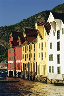 Restored Prints: Restored wooden warehouses on the harbourfront
