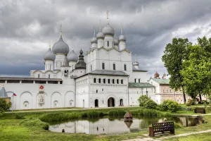 Public Park Prints: Resurrection Gate Church, built 1670, Kremlin, Rostov Veliky, Golden Ring, Yaroslavl