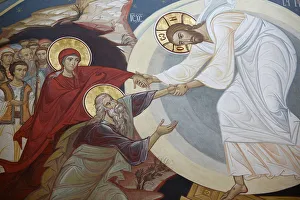Depiction Prints: Resurrection. Jesus, Adam and Eve, Vienna, Austria, Europe