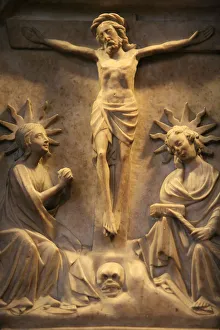 Relief Prints: Retable, Saint Seurin Basilica, Bordeaux, Gironde, Aquitaine, France, Europe