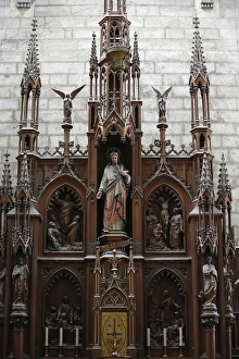 Replica Prints: Retable in Sainte-Croix cathedral, Orleans, Loiret, France, Europe