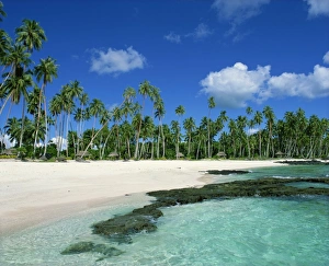 Return to Paradise beach near Lefaga, Western Samoa, Pacific Islands, Pacific