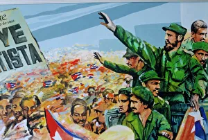 Images Dated 27th July 2008: Revolutionary art, Museum of the Revolution, Havana, Cuba