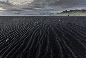 Natural Pattern Prints: Reynisfjara, Vik, Iceland, Polar Regions