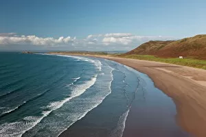 Rhossilli Bay, Gower Peninsula, Glamorgan, Wales, United Kingdom, Europe