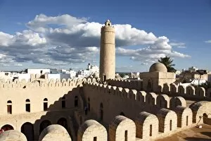 Images Dated 26th October 2010: Ribat, monastic fortress viewed from the roof, Medina, Sousse, Tunisia