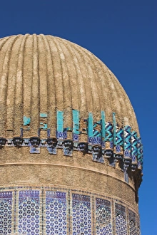 Ribbed dome of the mausoleum of Gaur Shad, wife of the Timurid ruler Shah Rukh