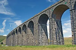 Rural Location Prints: Ribblehead railway viaduct, on the Carlisle to Settle and Leeds cross-Pennine route
