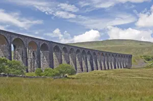 Ribblehead railway viaduct, on the Carlisle to Settle and Leeds cross-Pennine route