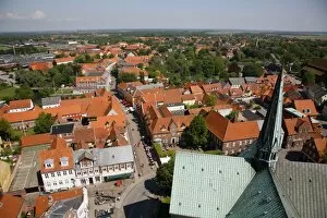 Ribe historic center, Ribe, Jutland, Denmark, Scandinavia, Europe