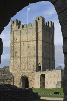 Images Dated 24th September 2009: Richmond Castle, dating from the 11th century, North Yorkshire, England