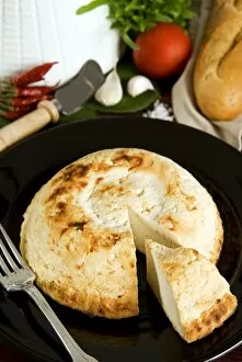 Ricotta al forno (ricotta cheese cooked in the oven)