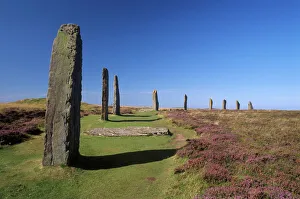 Ring of Brodgar stone circle dating from between 2500 and 2000 BC