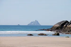 Ring of Kerry with the Skellig Rock in distance, County Kerry, Munster