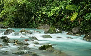 Alajuela Province Prints: Rio Celeste, Parque Nacional Volcan Tenorio