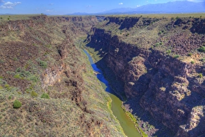 Jagged Prints: Rio Grande Gorge, taken from Rio Grande Gorge Bridge, near Taos, New Mexico, United