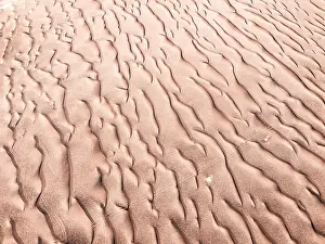 Ripples Prints: Rippled desert sand at sunrise
