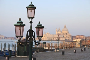 Lamps Prints: Riva degli Schiavoni and Santa Maria della Salute, Venice, UNESCO World Heritage Site