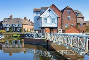 Connection Prints: River Avon at Tewkesbury Mill, Abbey Mill water mill