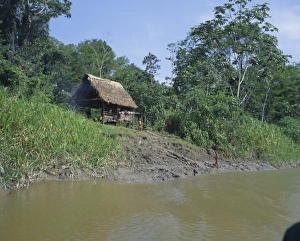 Primitive Prints: River bank settlement