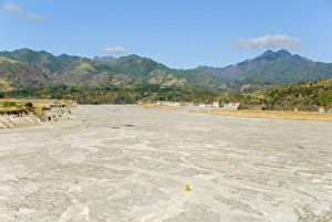 River Channel Prints: River channel floored with pumice lahar deposits, Pinatubo volcano, northern Luzon