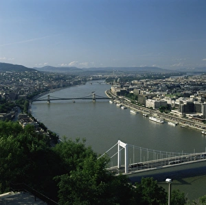 Danube Prints: River Danube and city